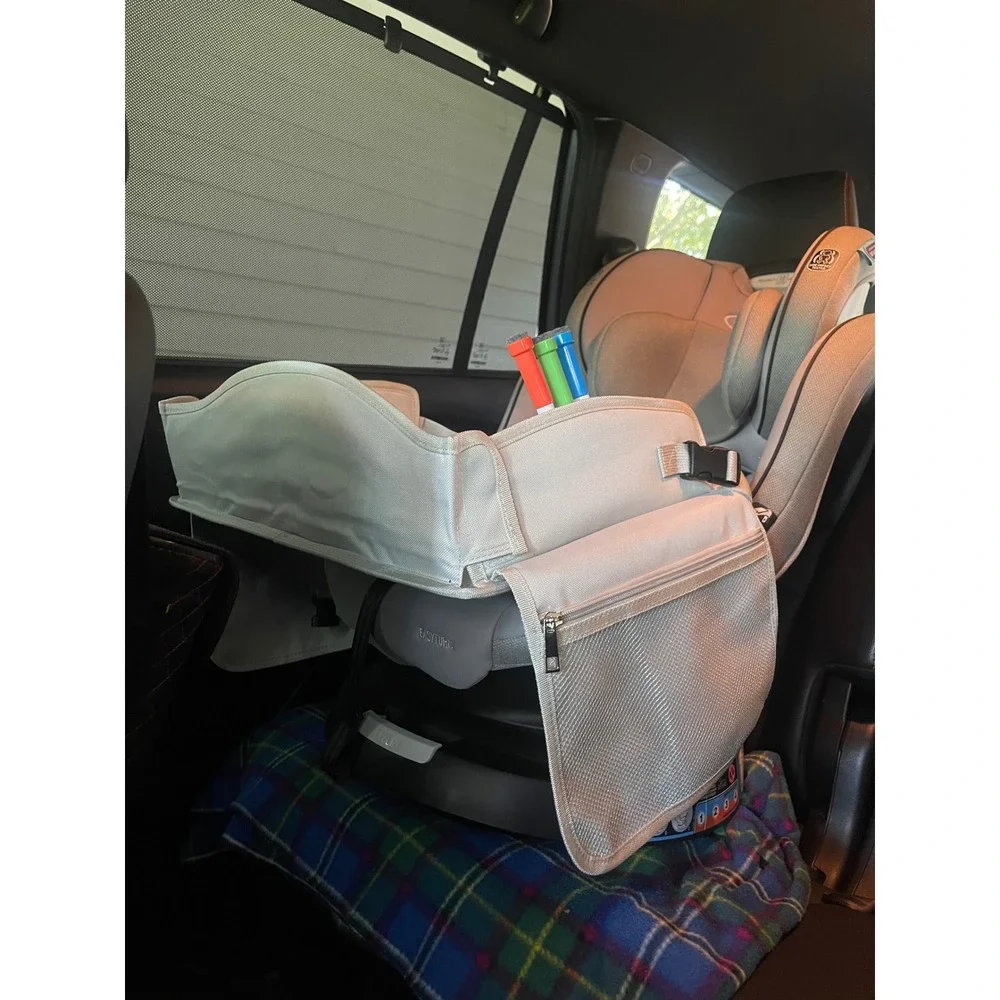Kids Car Seat‎ Travel Tray Activity Lap Desk Snack Organizer Portable